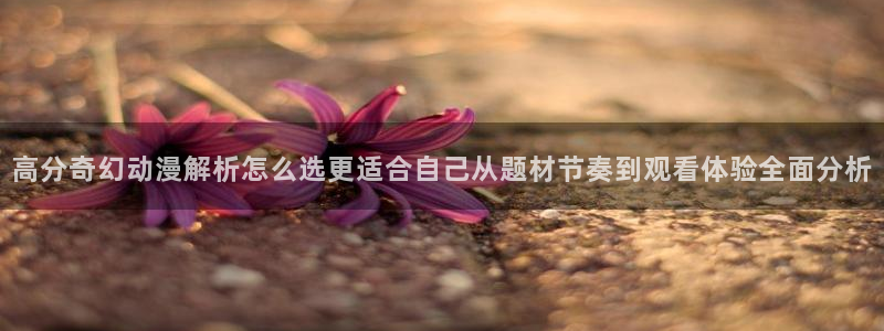 汗汗漫画阅读完整版：高分奇幻动漫解析怎么选更适合自己从题材节奏到观看体验全面分析配图