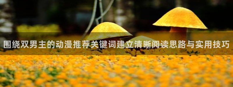 汗汗漫画免费在线:围绕双男主的动漫推荐关键词建立清晰阅读思路与实用技巧配图